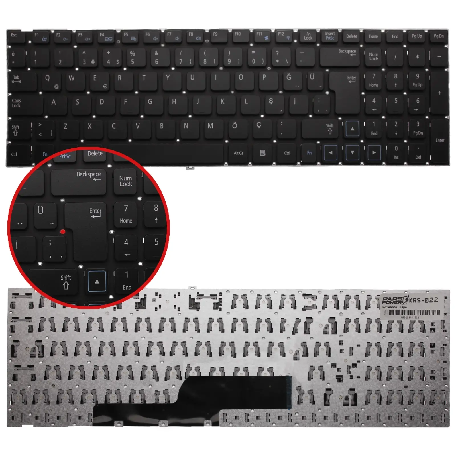 Samsung NP300E5A Klavye